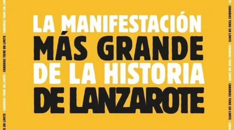CGT – Lanzarote apoya la manifestación “Canarias tiene un límite”