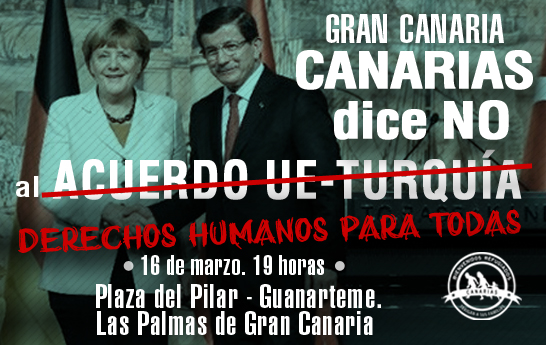 GRAN CANARIA DICE NO acuerdo ue turquia GRAN CANARIA DICE NO acuerdo ue turquia