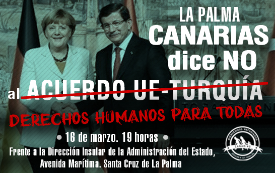 LA PALMA DICE NO acuerdo ue turquia LA PALMA DICE NO acuerdo ue turquia
