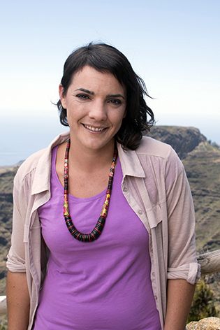Ada García, portavoz de la formación.