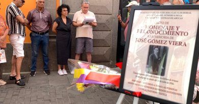 Arucas ha rendido homenaje a José Gómez Viera en el 90.º aniversario de su fallecimiento